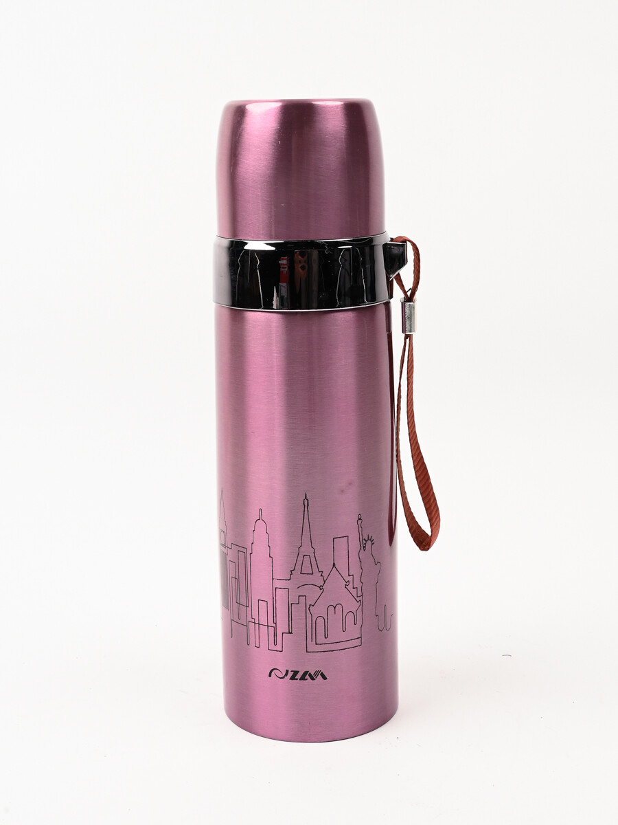 Pink Leakproof  Insulated Stainless Steel Thermos Water Bottle Hot & Cold 