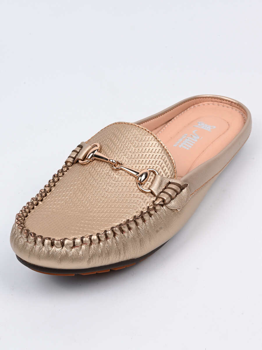 Buy Milli Shoes Women Golden Back Open 
