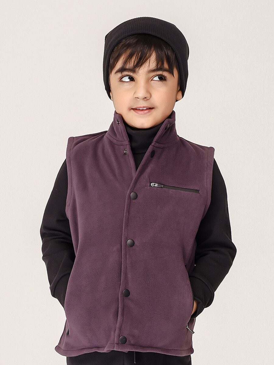Big Boys' Noble Purple Vest Jacket