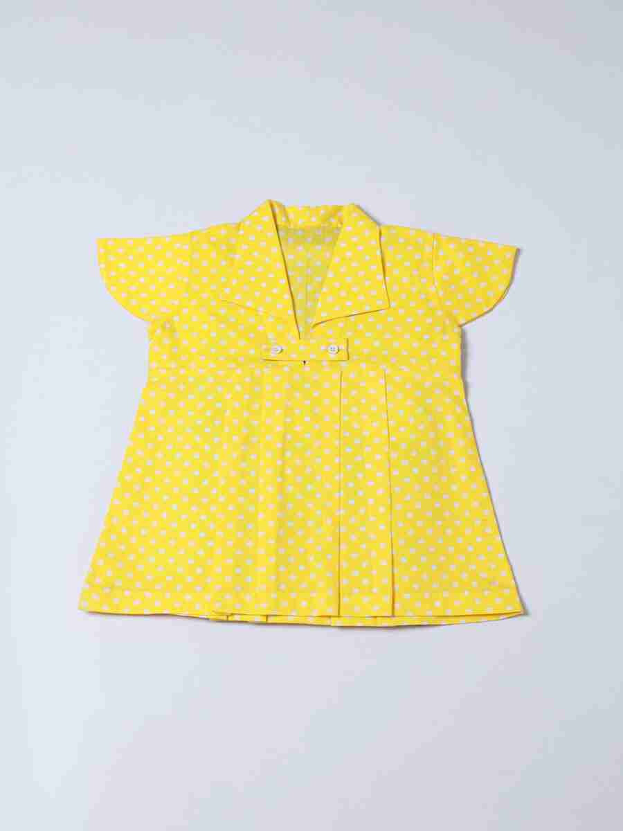 Drew Bright Yellow Cotton Top For Girls