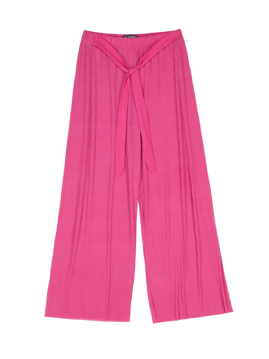 Lycra Pink Pleated Palazzo WTR0008