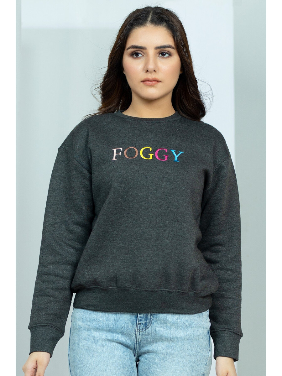 Fleece Foggy Charcoal Sweatshirt