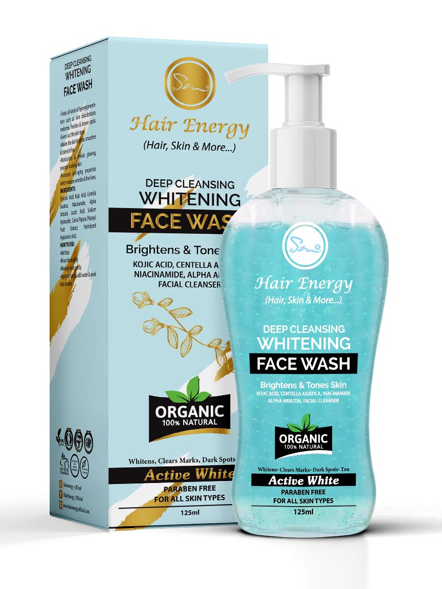 Deep Cleansing Whitening Face Wash- Brightens & Tones Skin (FOR ALL SKIN TYPES)
