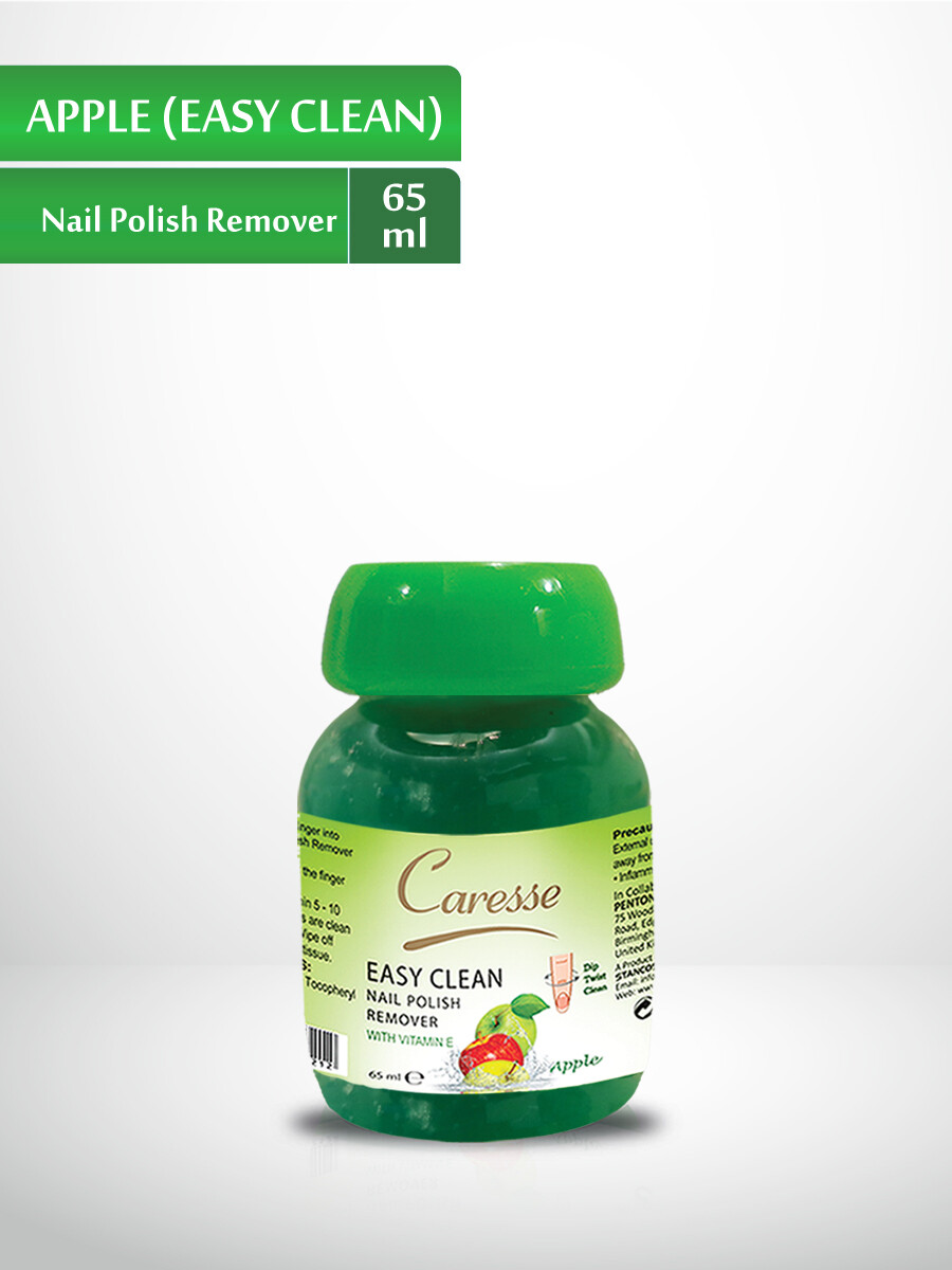 Caresse Easy Clean Nail Polish Remover Apple Extract (65 ML)