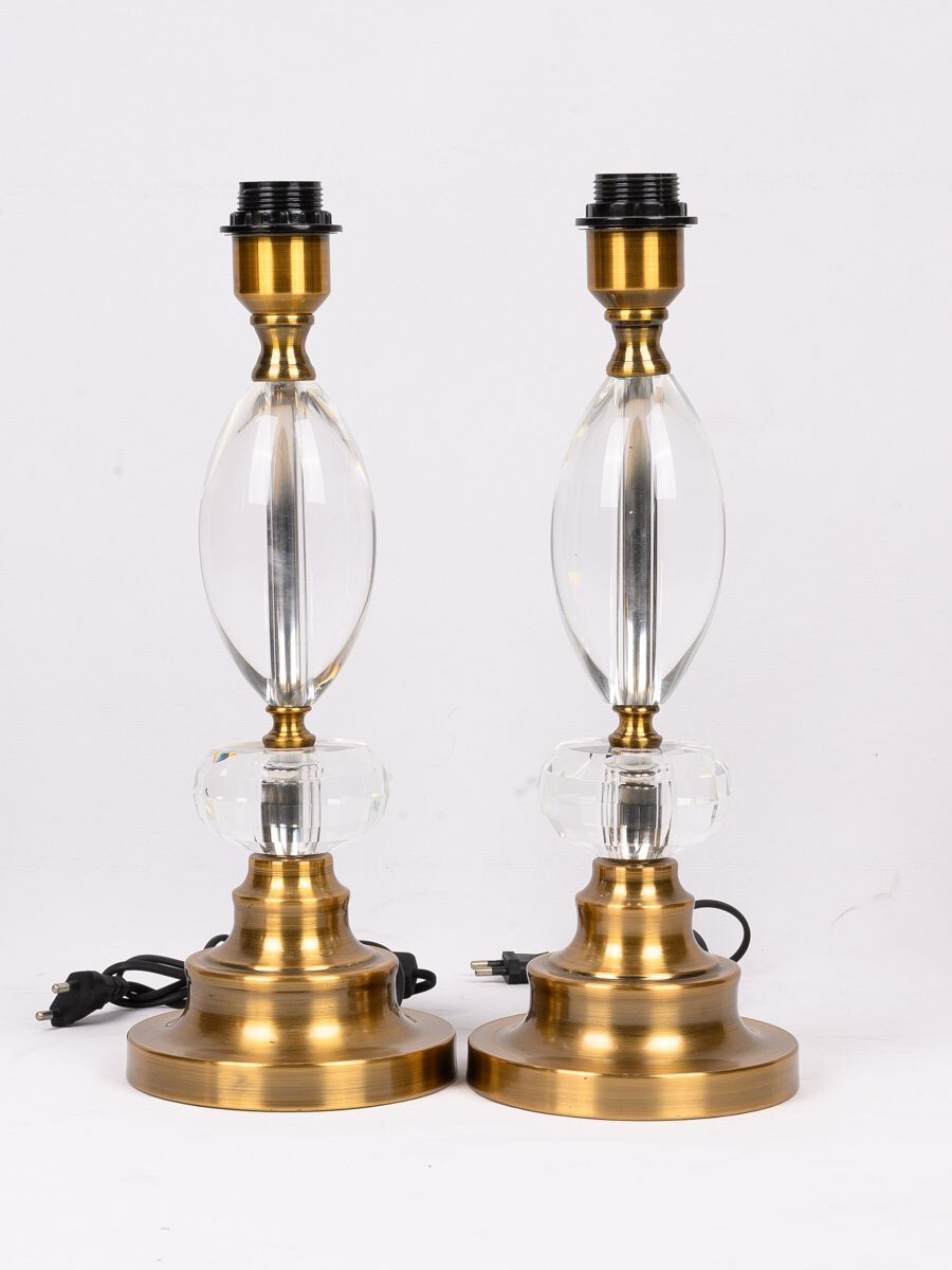 Crystal Ball Bronze Lamp