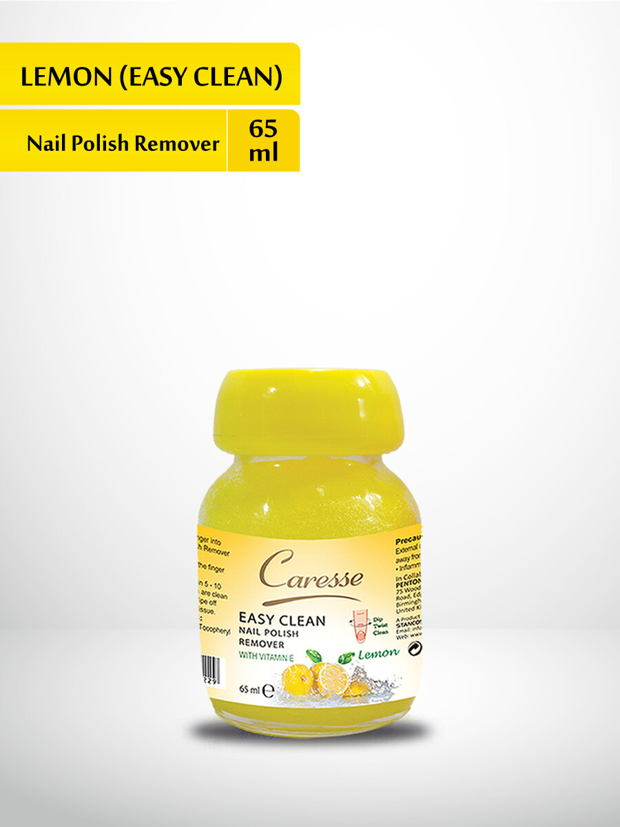 Buy Caresse CARESSE Easy Clean Nail Polish Remover (Lemon) - 65m  6291106710229 