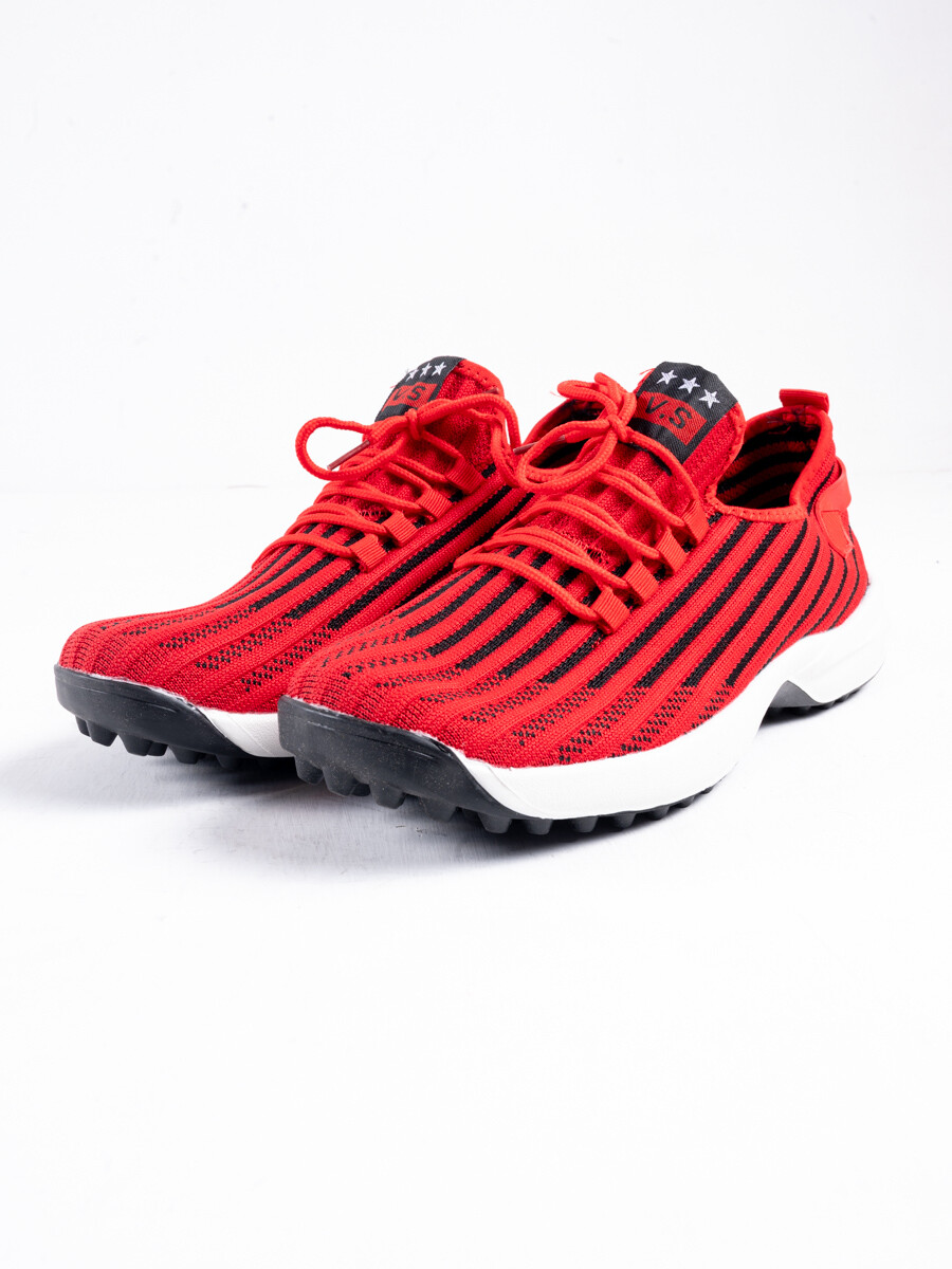 Men Red Irvine Sports Gripper Shoes