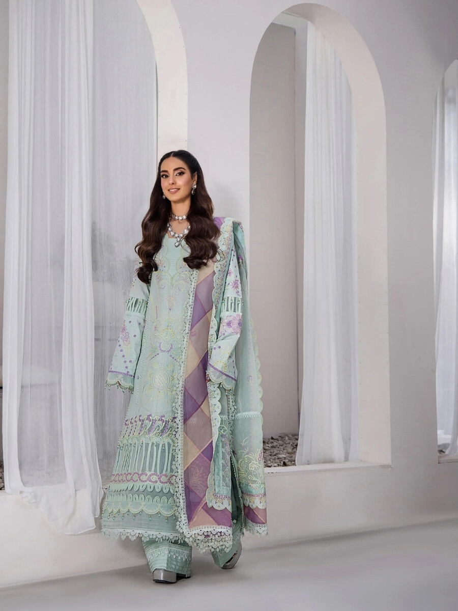 Women Unstitched 3 PCs Suit - Tale of Beauty