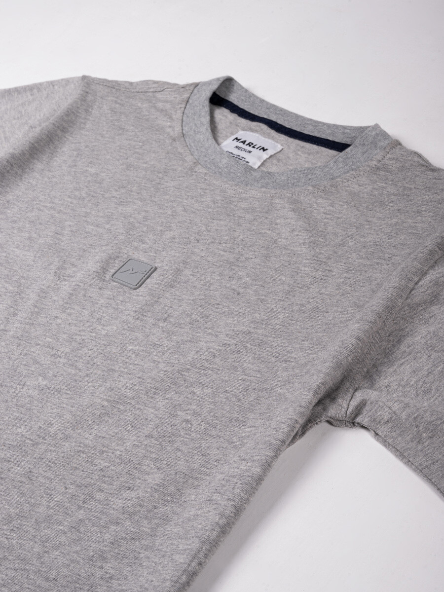 Men Grey Ultra-Soft Basic T-Shirt