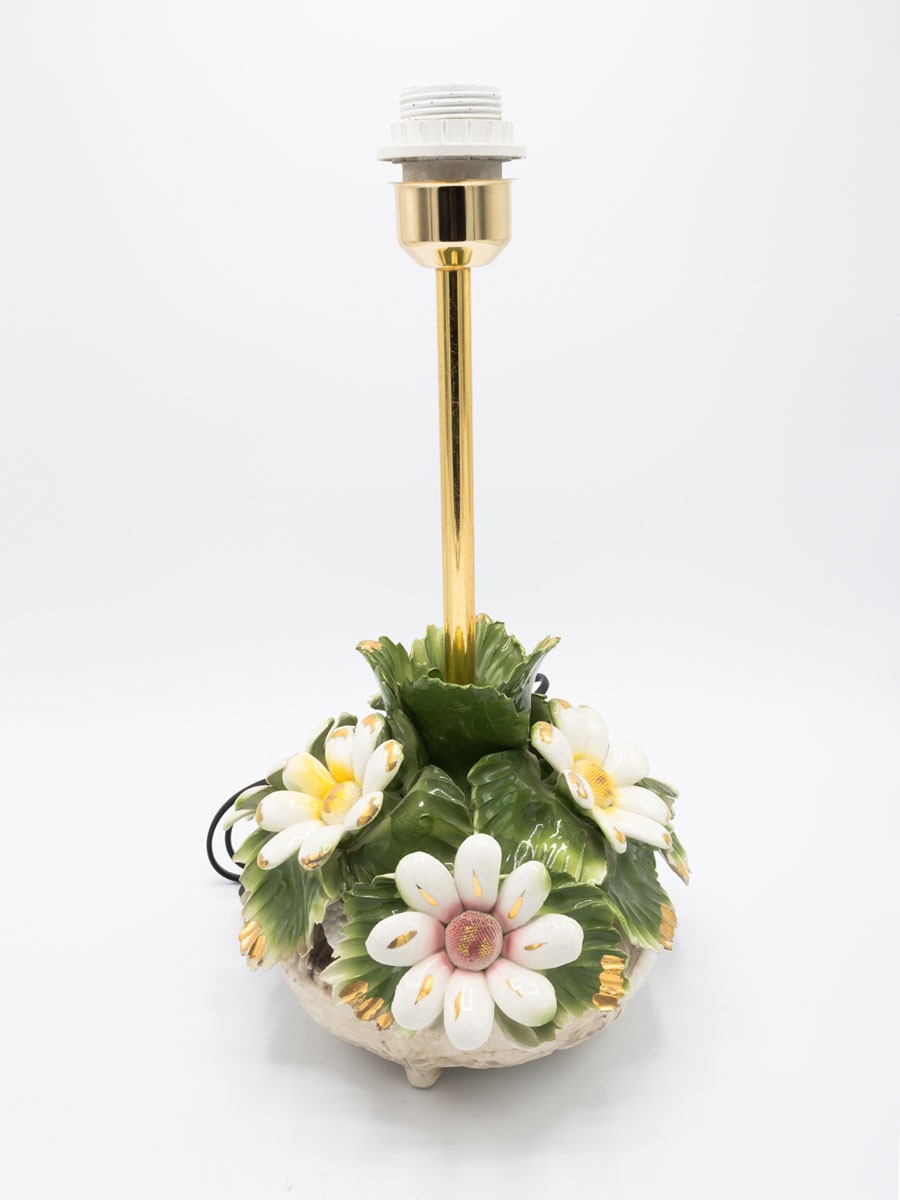 Porcelain Flower Lamp Large