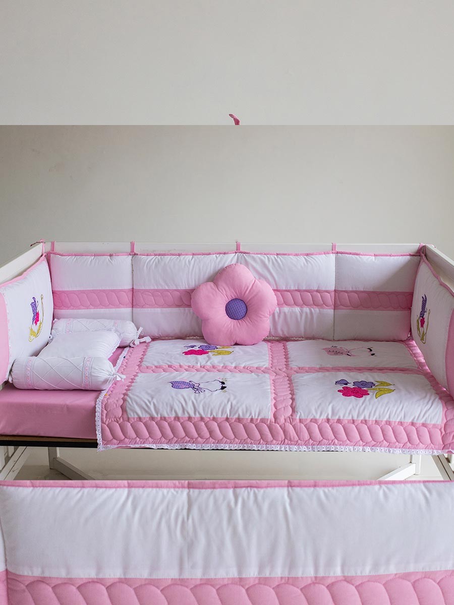 Buy SEJ Little Bo Peep 10 Piece Baby Cot Bedding Sets Lalaland.pk