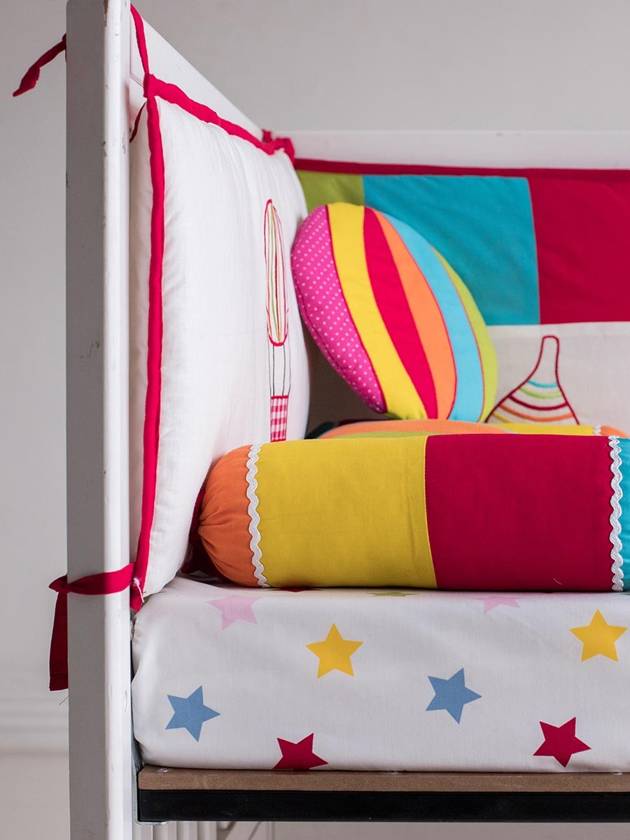 Buy SEJ Magical Kite 10 Piece Baby Cot Bedding Sets Lalaland.pk