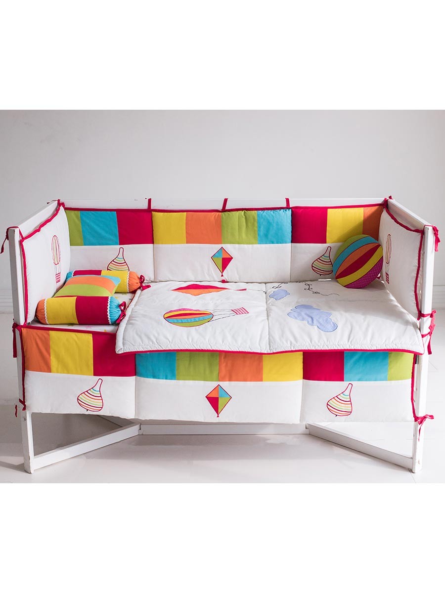 Buy SEJ Magical Kite 10 Piece Baby Cot Bedding Sets Lalaland.pk