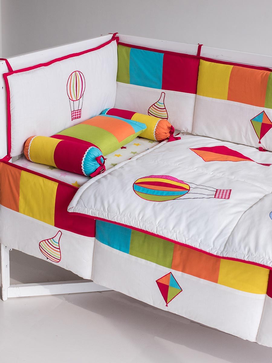 Buy SEJ Magical Kite 10 Piece Baby Cot Bedding Sets Lalaland.pk