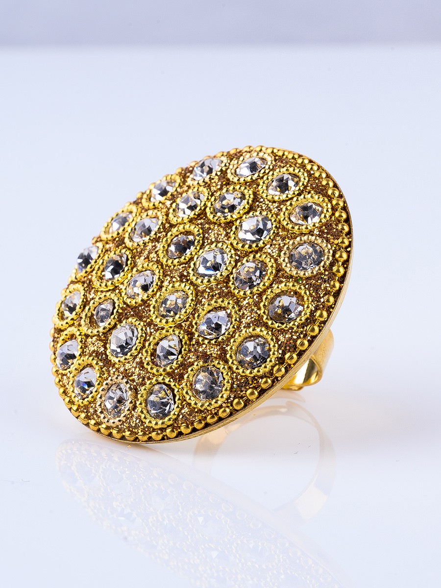 Studded Stone Ring