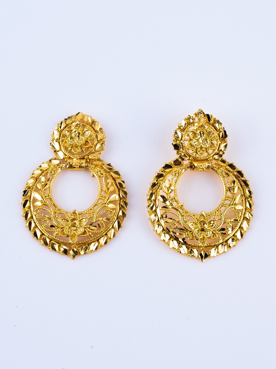Hyderabadi Gold Plated Earrings