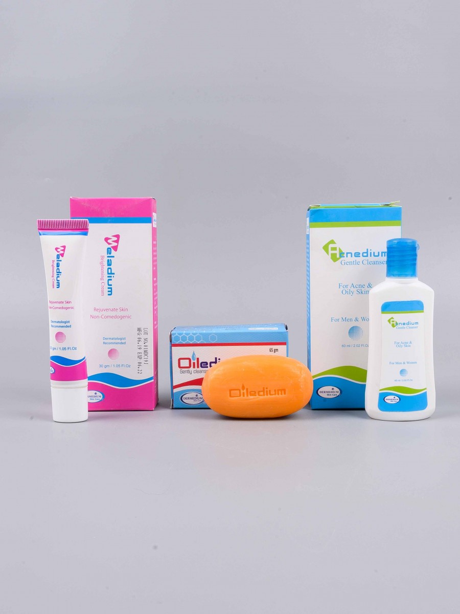 Dermedium Gentle Cleanser and Brightening Cream & Gently Cleanses Without Drying Soap