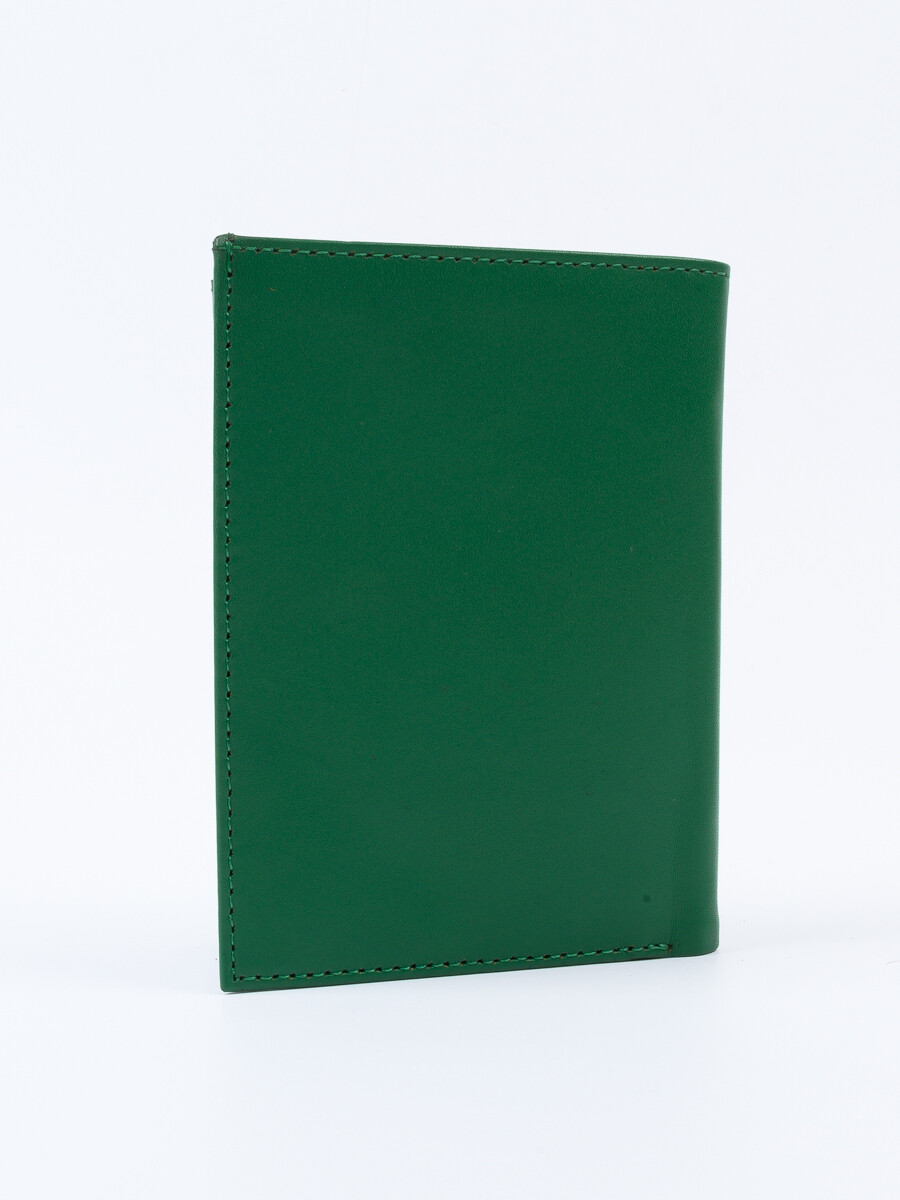 Executive Leather Passport Holder Green