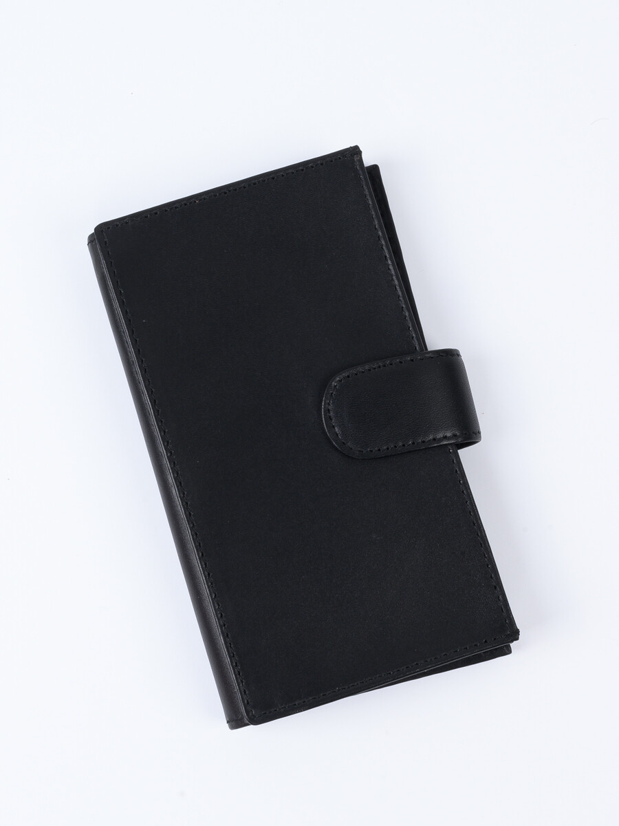 Buy FD Executive Leather Single Mobile Wallet Black MWS-Black - Lalaland.pk
