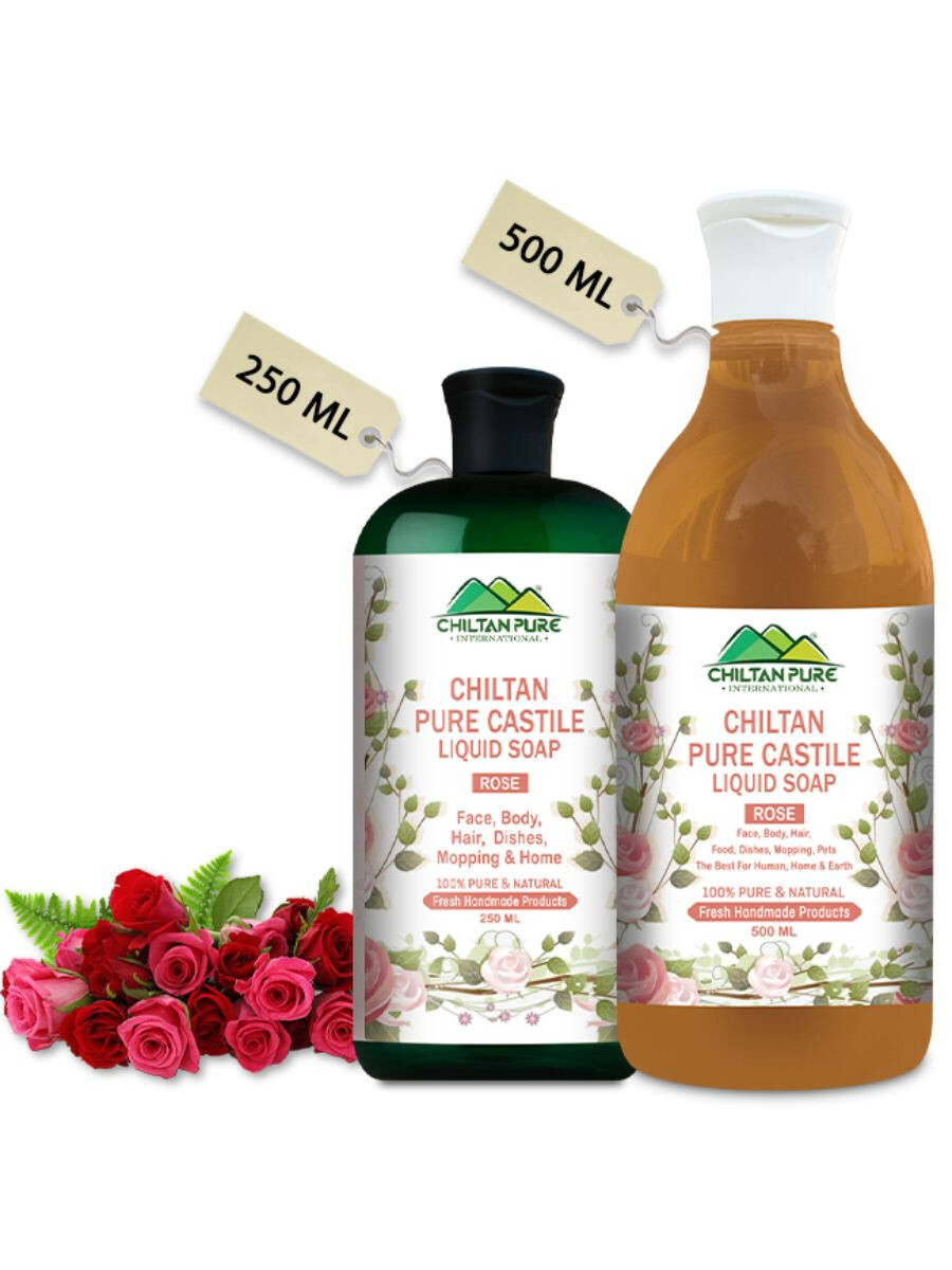 Pure Castile Liquid Soap Rose