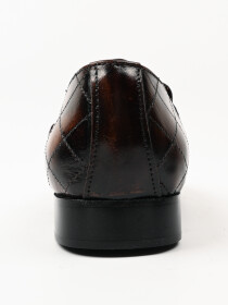 TA Premium & Classic Men's Brown Double Monk strap shoes