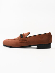 TA Premium & Classic Men's Suede Brown Leather Shoes