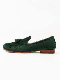 TA Premium & Classic Men's Suede Green Leather Shoes