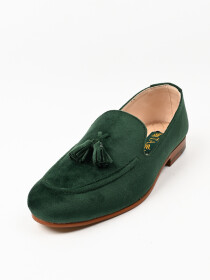 TA Premium & Classic Men's Suede Green Leather Shoes