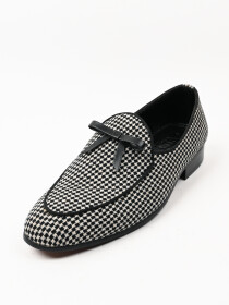 TA Premium & Classic Men's Suede Black & White Leather Shoes
