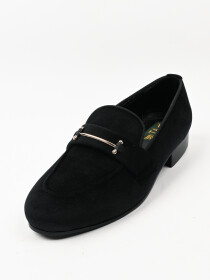 TA Premium & Classic Men's Suede Black Leather Shoes