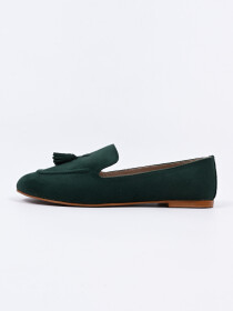 Women Green suede Leather Covetable & Stylish Pumps