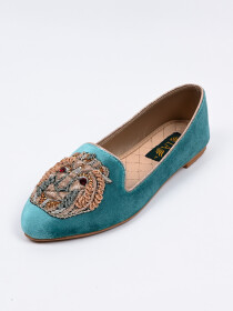 Women Blue suede Leather Covetable & Stylish Pumps
