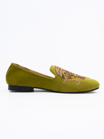 Men Luxury Green Loafer