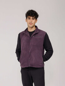 Men's Noble Purple Snap Button Jacket