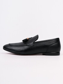 Men Shining Black Leather Formal Shoes