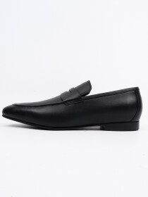 Men Black Leather Classic Formal Shoes