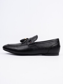 Men Black Classic Tasseled Formal Shoes