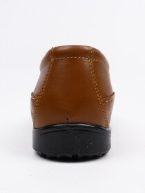 Men Brown Leather Casual Loafers