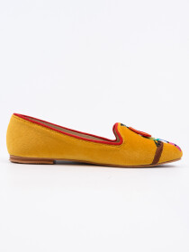 Women Mustard Synthetic Covetable & Stylish Pumps