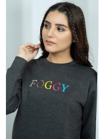 Fleece Foggy Charcoal Sweatshirt