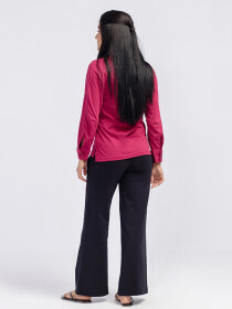 Women's Power Berry Long Sleeve Polo Shirt