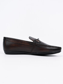 Men's Antique Brown Crocs Moccasin Shoes