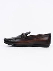 Men's Antique Brown Crocs Moccasin Shoes