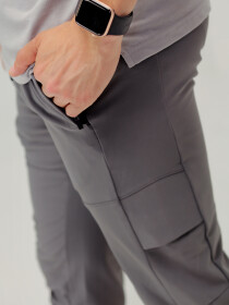 Men Grey B-Fit Align Pants