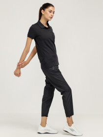 Women's Black B-Fit Quick Dry Polo