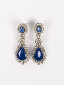 Sapphire Necklace Set