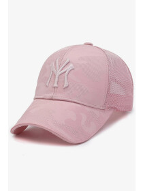 Pink Coral Embroidered Cap