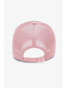 Pink Coral Embroidered Cap