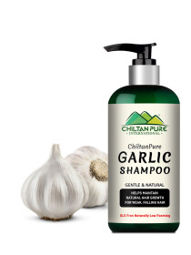 Garlic Shampoo – Enhance Hair Growth, Prevent Dandruff, Gives Shine to Hair & Repair Split Ends