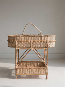 Moses Basket Without Hood With Stand